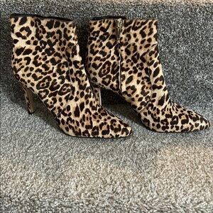 Sam Edelman Leopard Print Ankle Booties